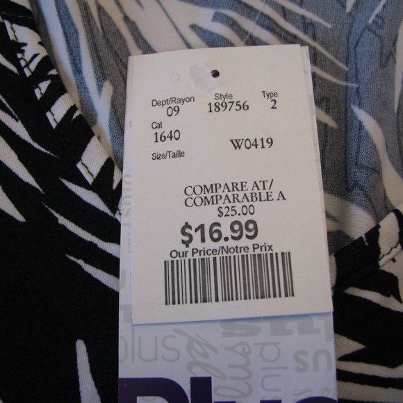 Three Women's Summer Tops 2 Tank Tops 1 T-Shirt Abstract Prints Black White - Picture 8 of 16